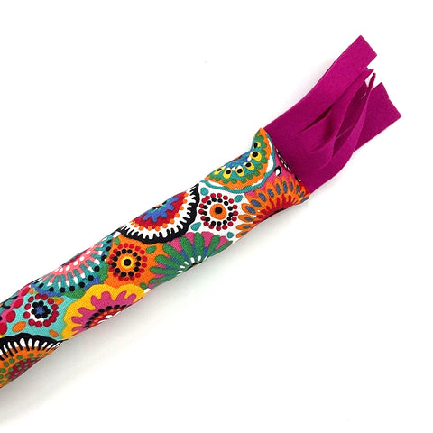 Cosmic Kitty Kicker - Bright Floral