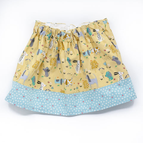 'Hello, doggy' Toddler Skirt