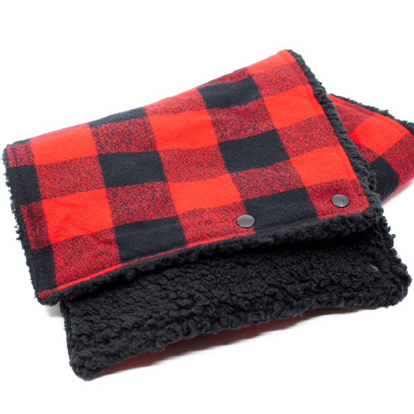 Cozy Buffalo Plaid Adult Neckwarmer